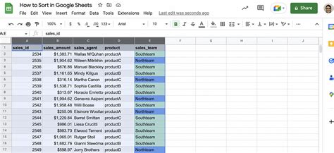 How To Sort Sheets In Google Sheets