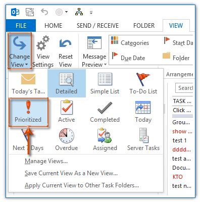 How To Sort Tasks In Outlook