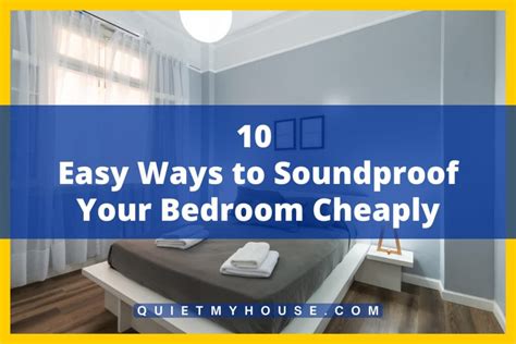 How To Soundproof A Bedroom Cheap