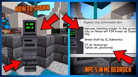 How To Spawn A Npc In Minecraft Java Edition