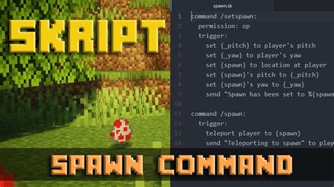 How To Spawn Command In Minecraft
