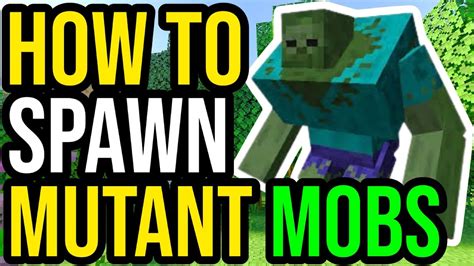 How To Spawn Mutant Mobs In Minecraft Java Edition