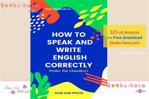 how to speak and write correctly pdf
