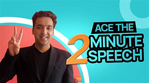 how to speak on any topic for 2 minutes in interview example