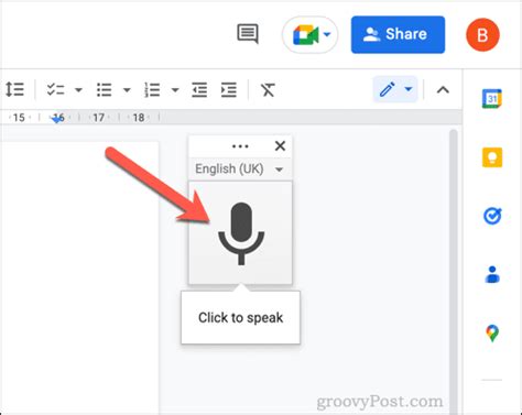 how to speak to text on google slides