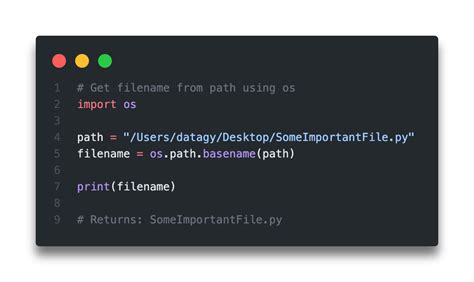 how to specify file path in python mac