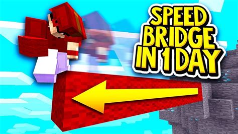 how to speed bridge in minecraft
