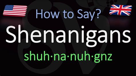 how to spell shenanigans
