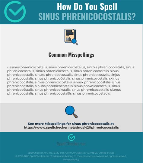 how to spell sinus