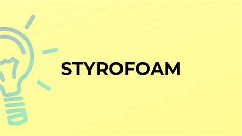 how to spell styrofoam correctly