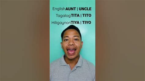 how to spell uncle in tagalog
