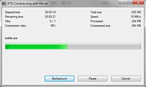 How To Split Compressed File In 7Zip