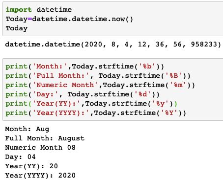 how to split date into month and year in python