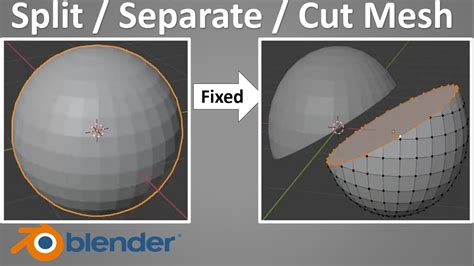 How To Split Meshes In Blender