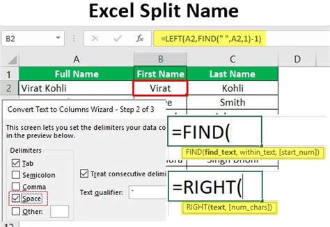 5 Ways to Split Names