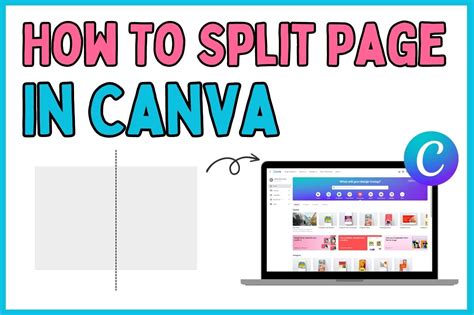 how to split pages in canva doc