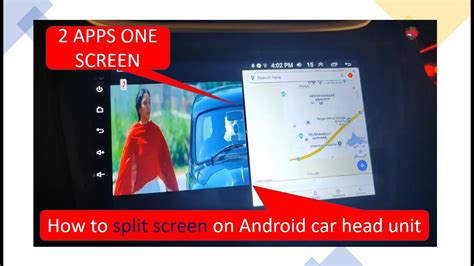 how to split screen android player