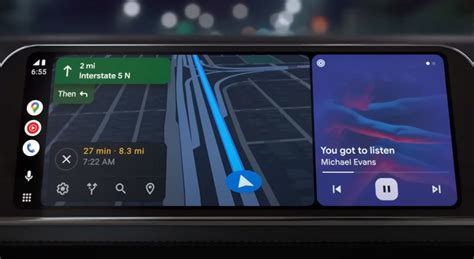 how to split screen on android auto