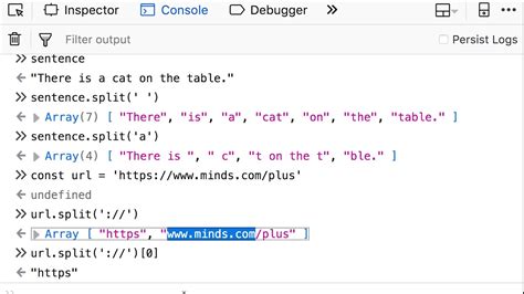 how to split url in javascript