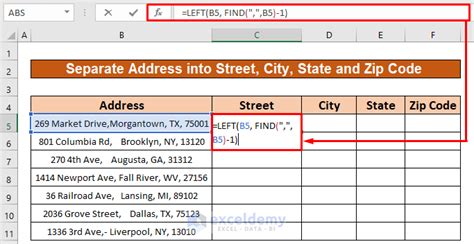 how to split zip code in excel