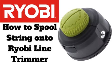 How To Spool String Trimmer Line