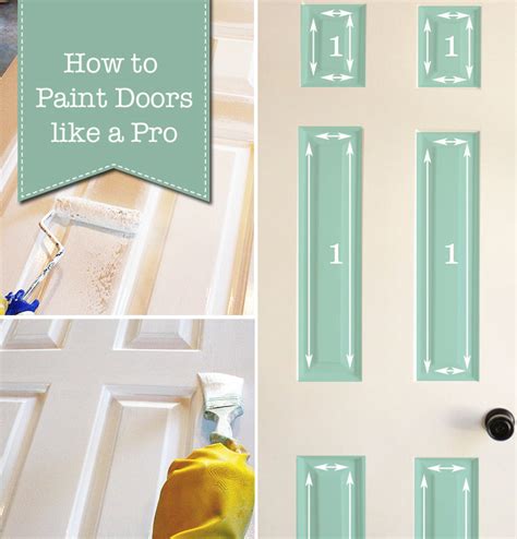 how to spray paint door panels