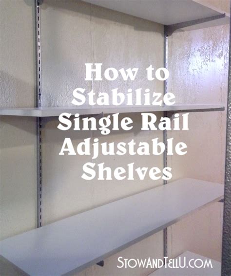 How To Stabilize Shelf