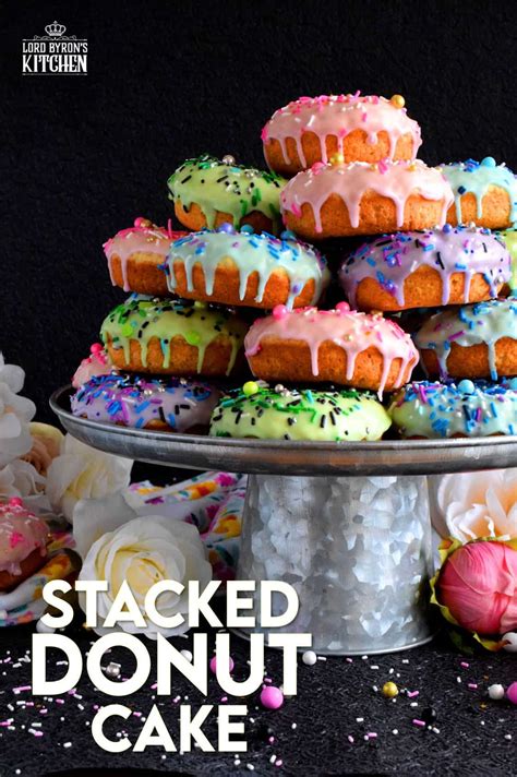 How To Stack A Donut Cake