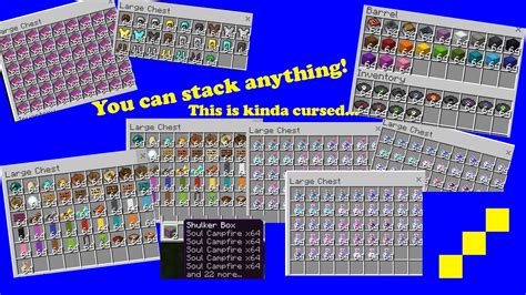 How To Stack Unstackable Items In Minecraft Bedrock