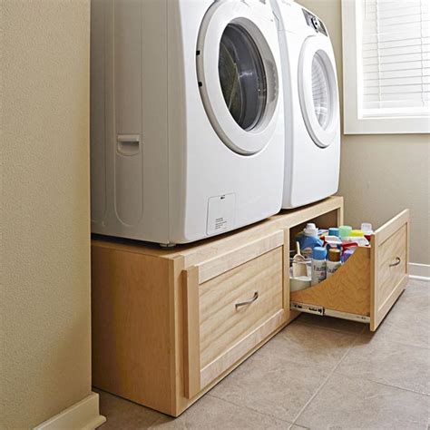 How To Stack Washer On Pedestal