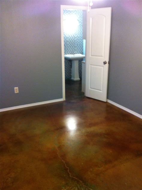 How To Stain Concrete In A Bedroom
