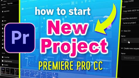 How To Start A New Project In Premiere Pro