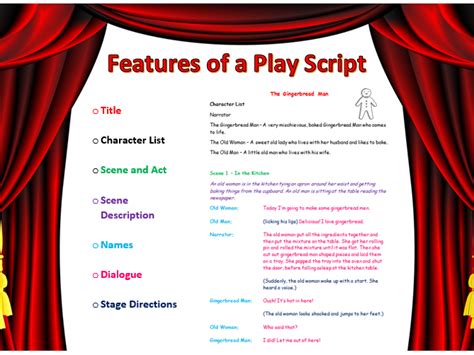 how to start a play script example