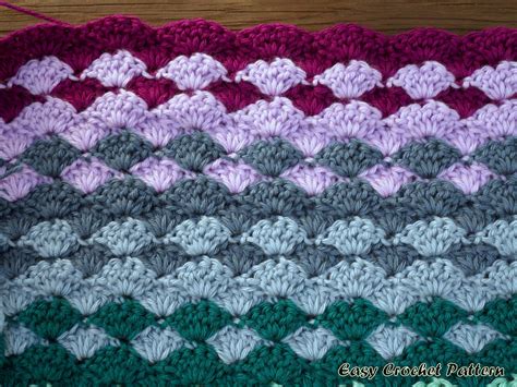How To Start A Shell Stitch Afghan