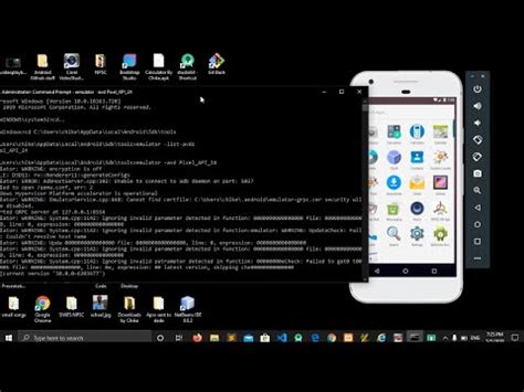 how to start android emulator from command line windows 10