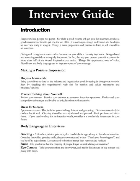 how to start interview introduction sample