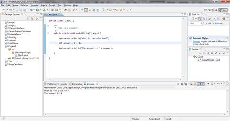 how to start java program in eclipse