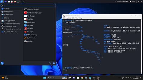 how to start kali linux in wsl