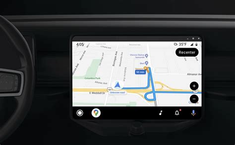 how to start navigation on android auto