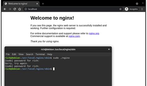 how to start nginx in linux