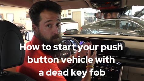 how to start push to start with dead key