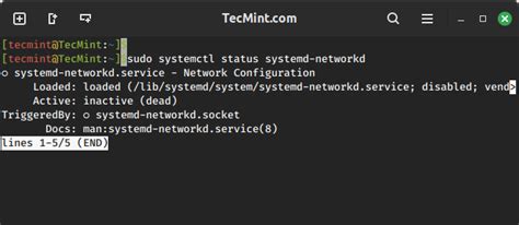 how to start systemd networkd service