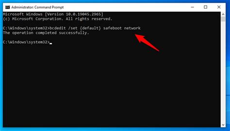 how to start windows 10 in safe mode with networking