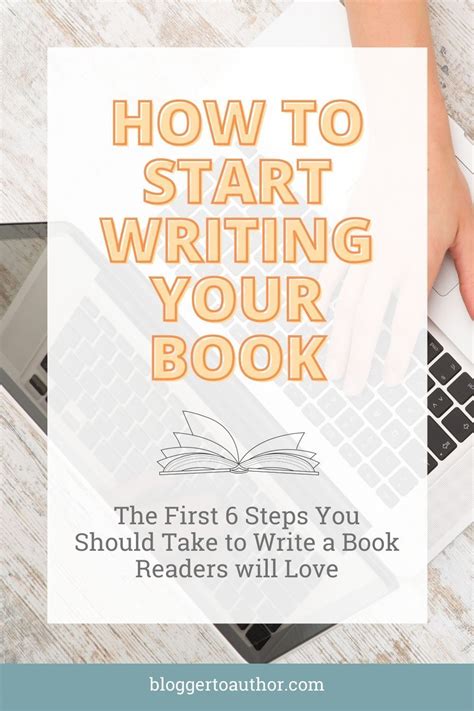 how to start writing a book first page