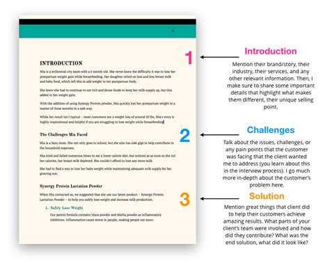 how to start writing a case study