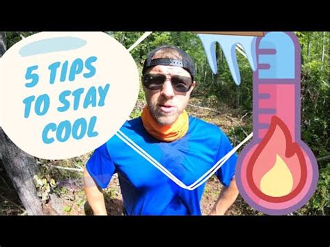how to stay cool working outdoors