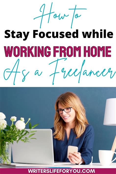 how to stay productive and focused while working from home
