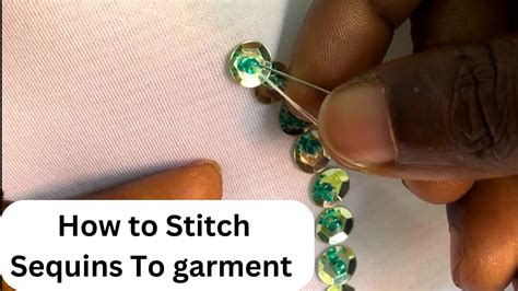 How To Stitch Sequins