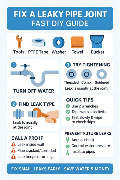 How To Stop A Leaky Pipe Connection