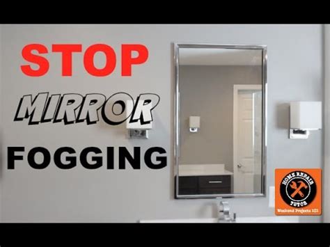How To Stop A Mirror From Fogging